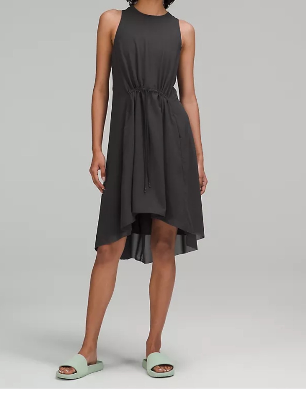 Lululemon Mesh Overlay High Neck Dress